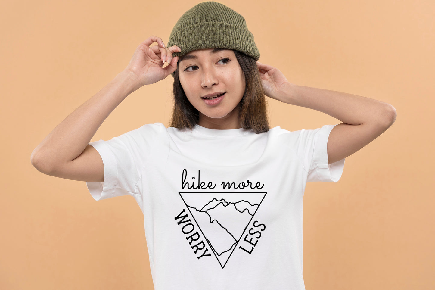 Free Outdoor Life SVG - Hike More Worry Less