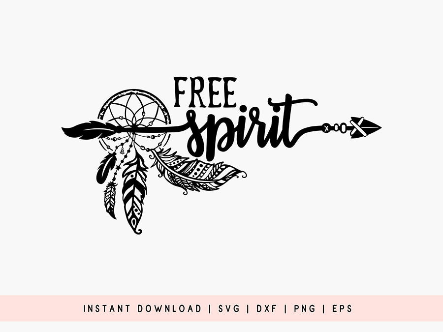 Free Spirit - Boho SVG