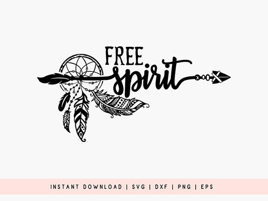 Free Spirit - Boho SVG