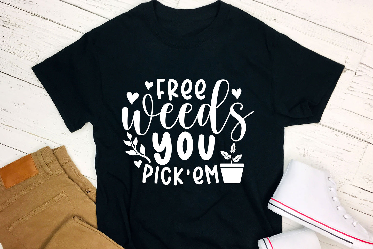 Free Weeds You Pick'em, Gardening SVG