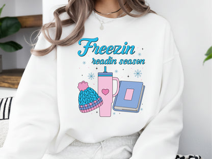 Freezin Readin Season, Bookish Winter Sublimation