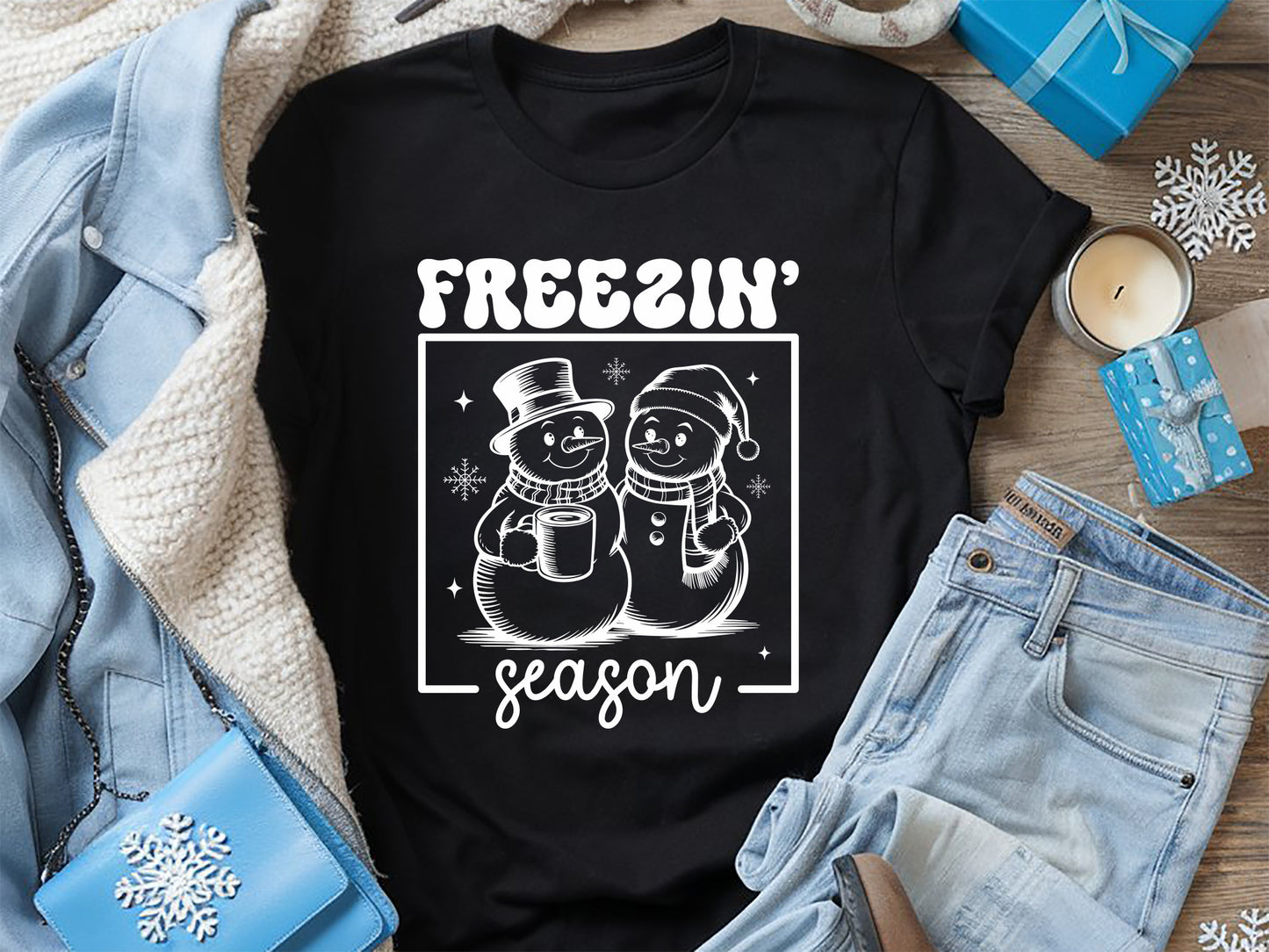 Freezin' Season - Cute Winter SVG