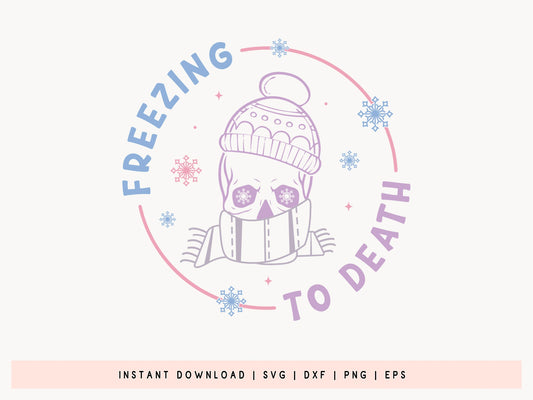 Freezing to Death - Winter SVG File