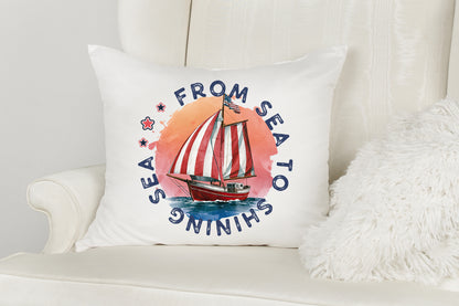 From Sea to Sea Shining, 4th of July PNG Sublimation