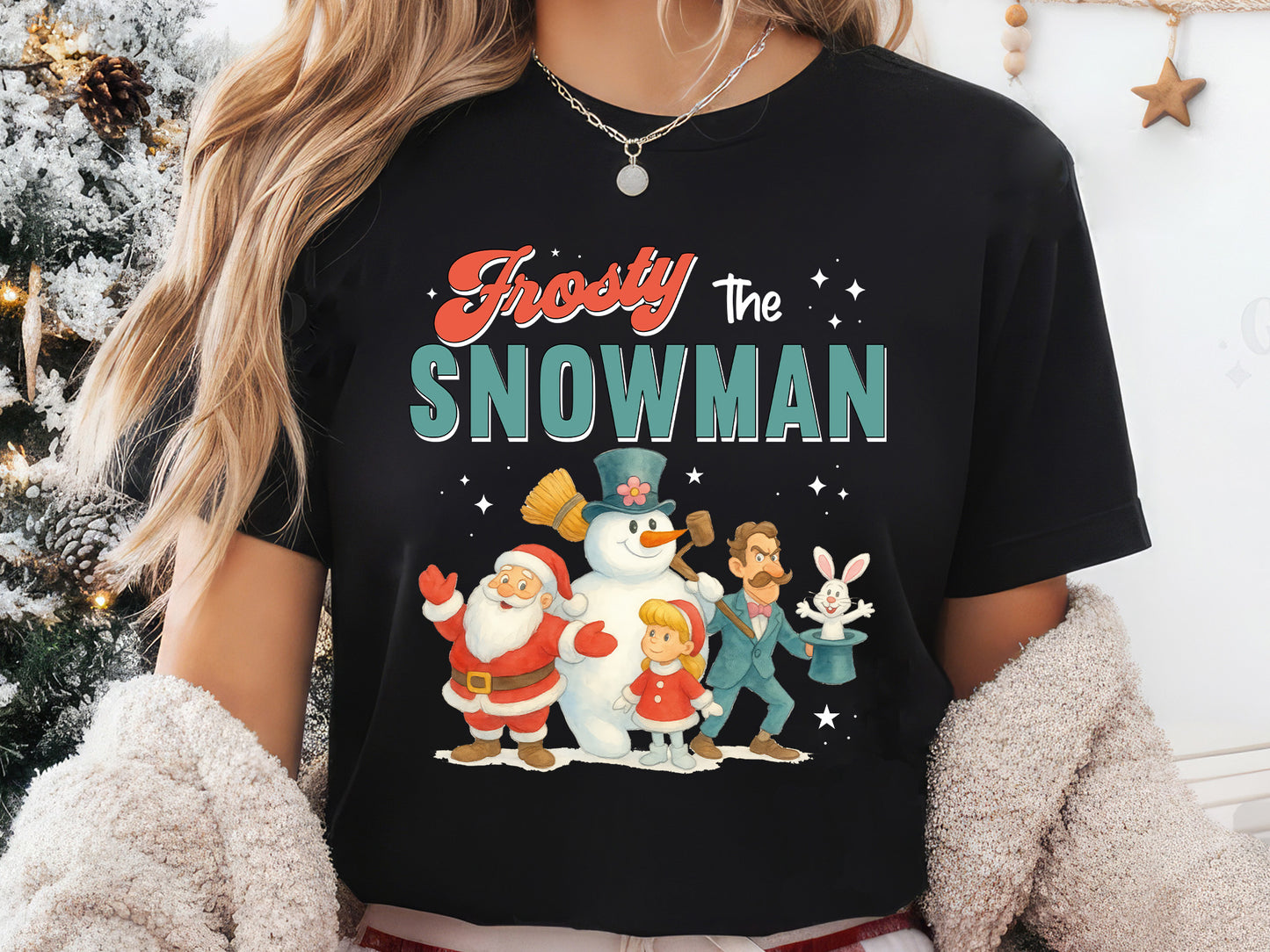 Frosty The Snowman, Christmas Sublimation Design