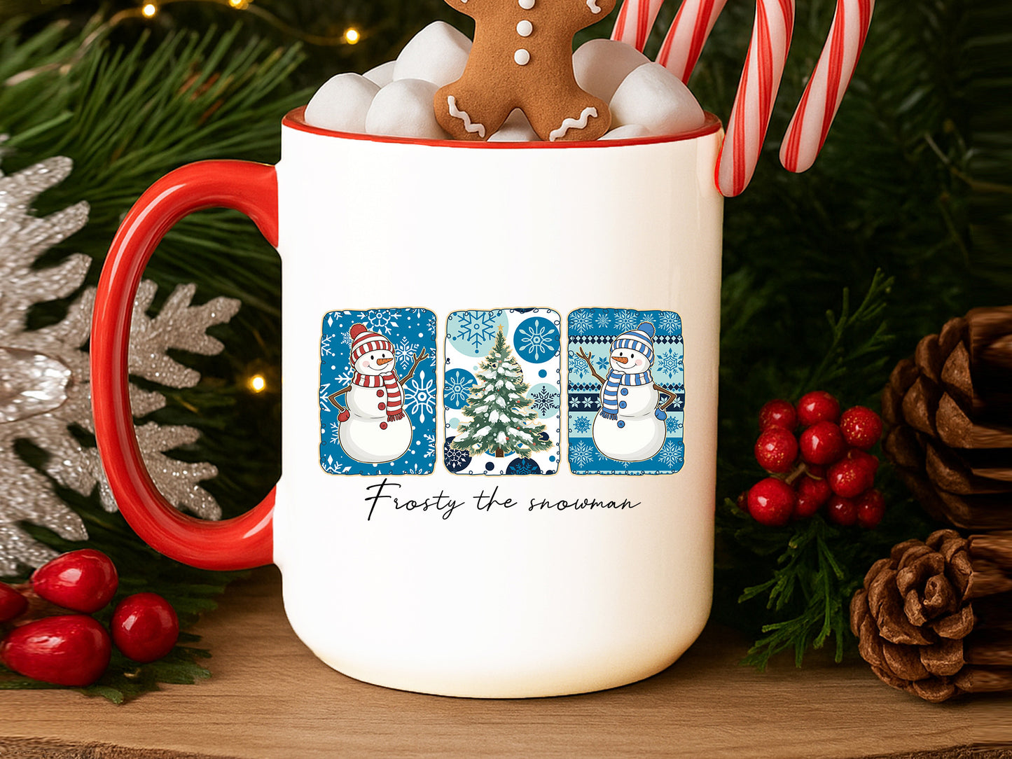 Frosty the Snowman, Christmas Sublimation Print