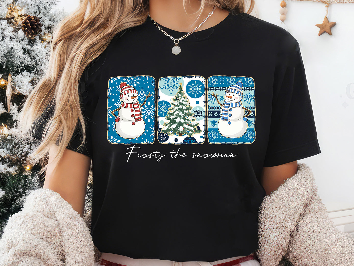 Frosty the Snowman, Christmas Sublimation Print