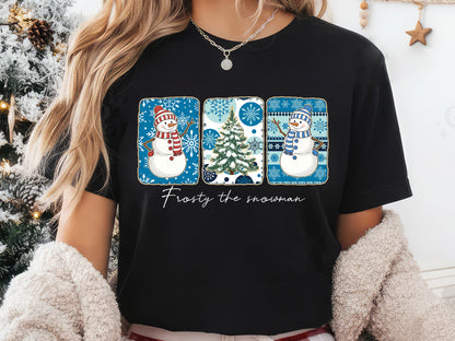 Frosty the Snowman, Christmas Sublimation Print