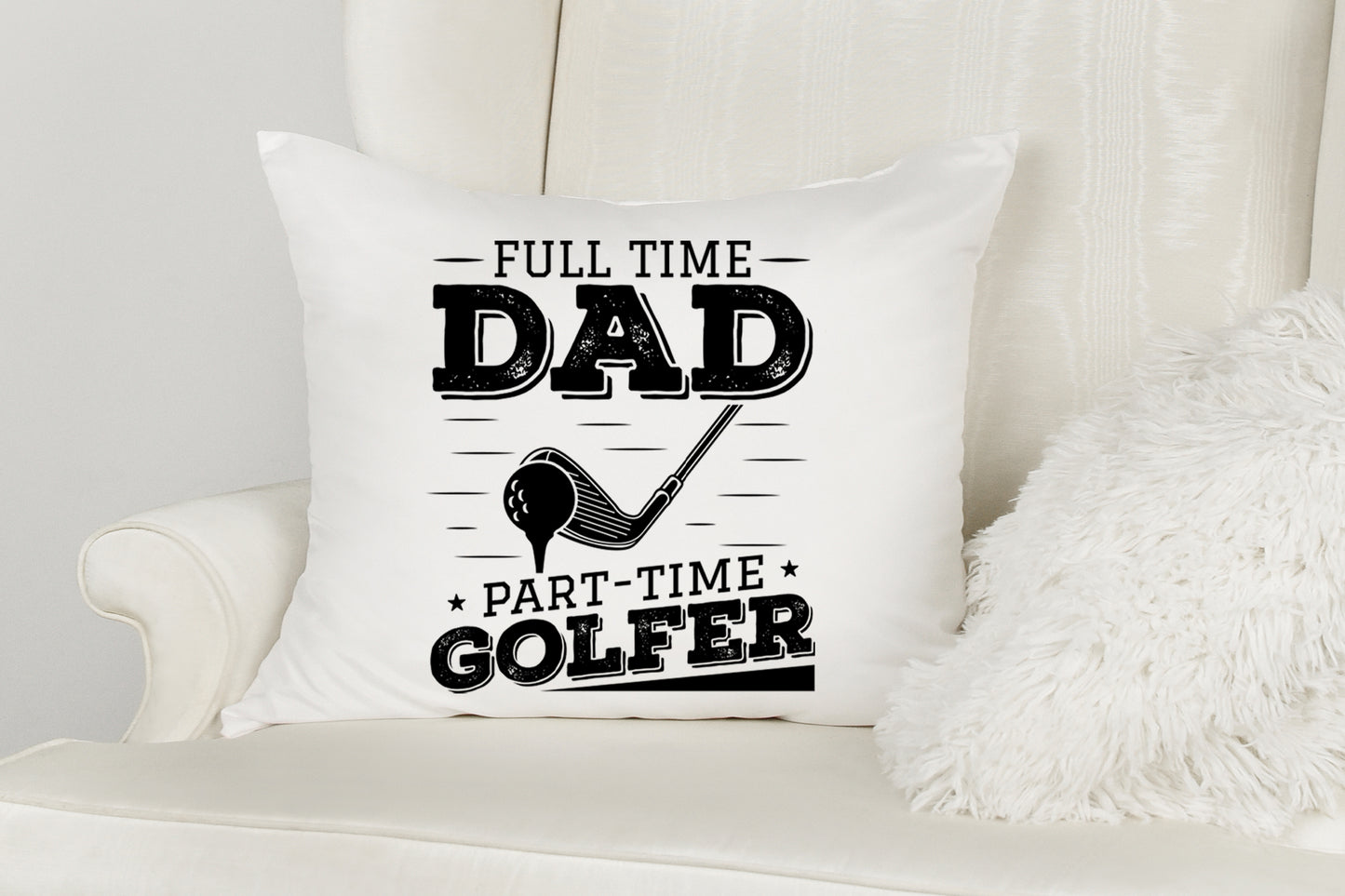 Full Time Dad Part Time Golfer, Fathers Day Golf SVG