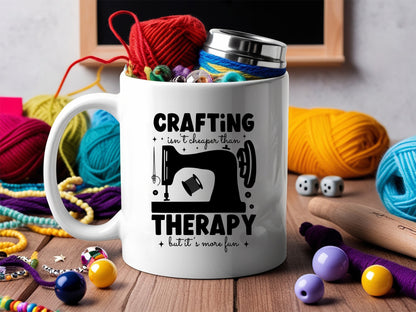 Funny Crafting Isn't Cheaper Than Therapy SVG