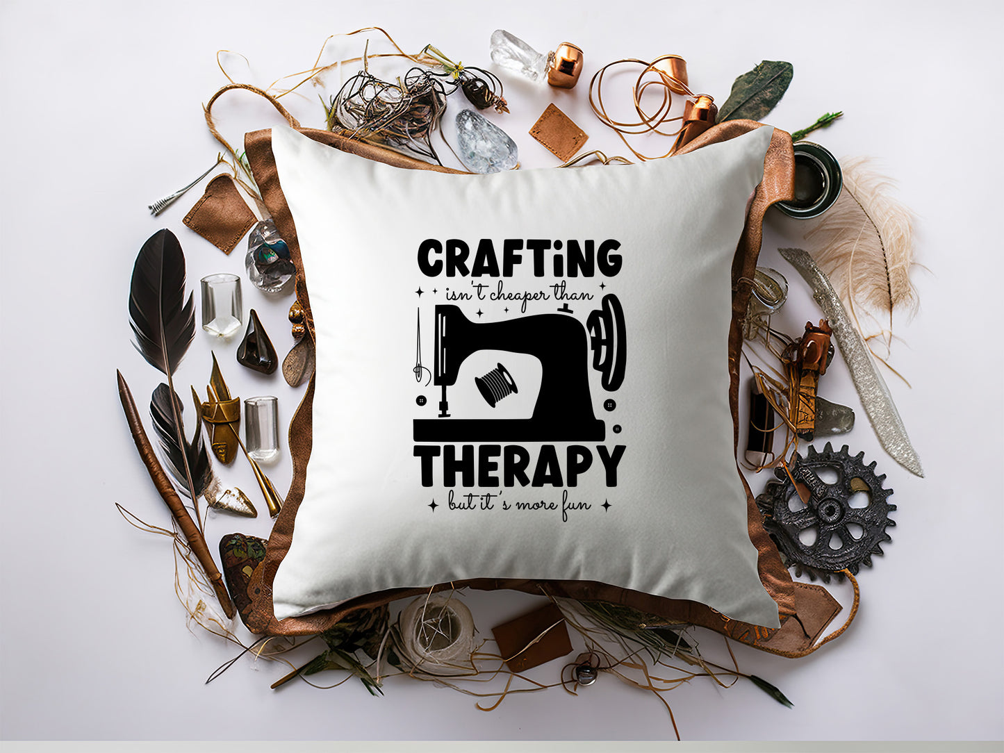 Funny Crafting Isn't Cheaper Than Therapy SVG