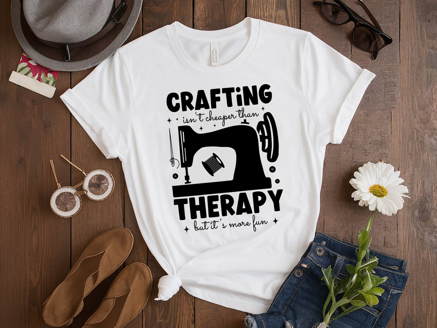 Funny Crafting Isn't Cheaper Than Therapy SVG