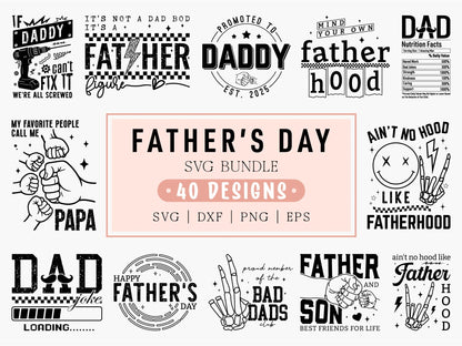 Funny Father's Day SVG Bundle