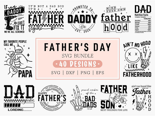 Funny Father's Day SVG Bundle