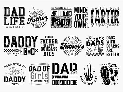 Funny Father's Day SVG Bundle