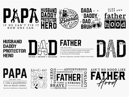 Funny Father's Day SVG Bundle