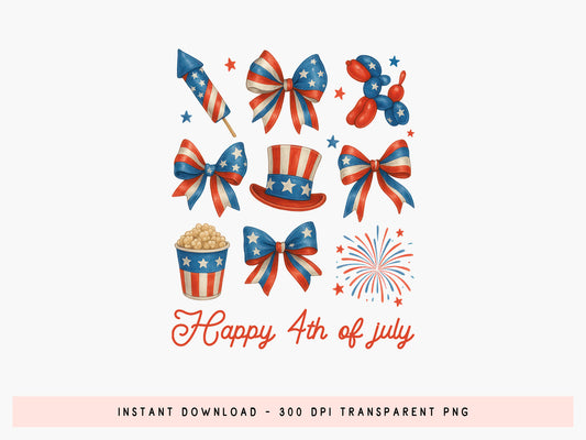 Funny Happy 4th of July Sublimation Design