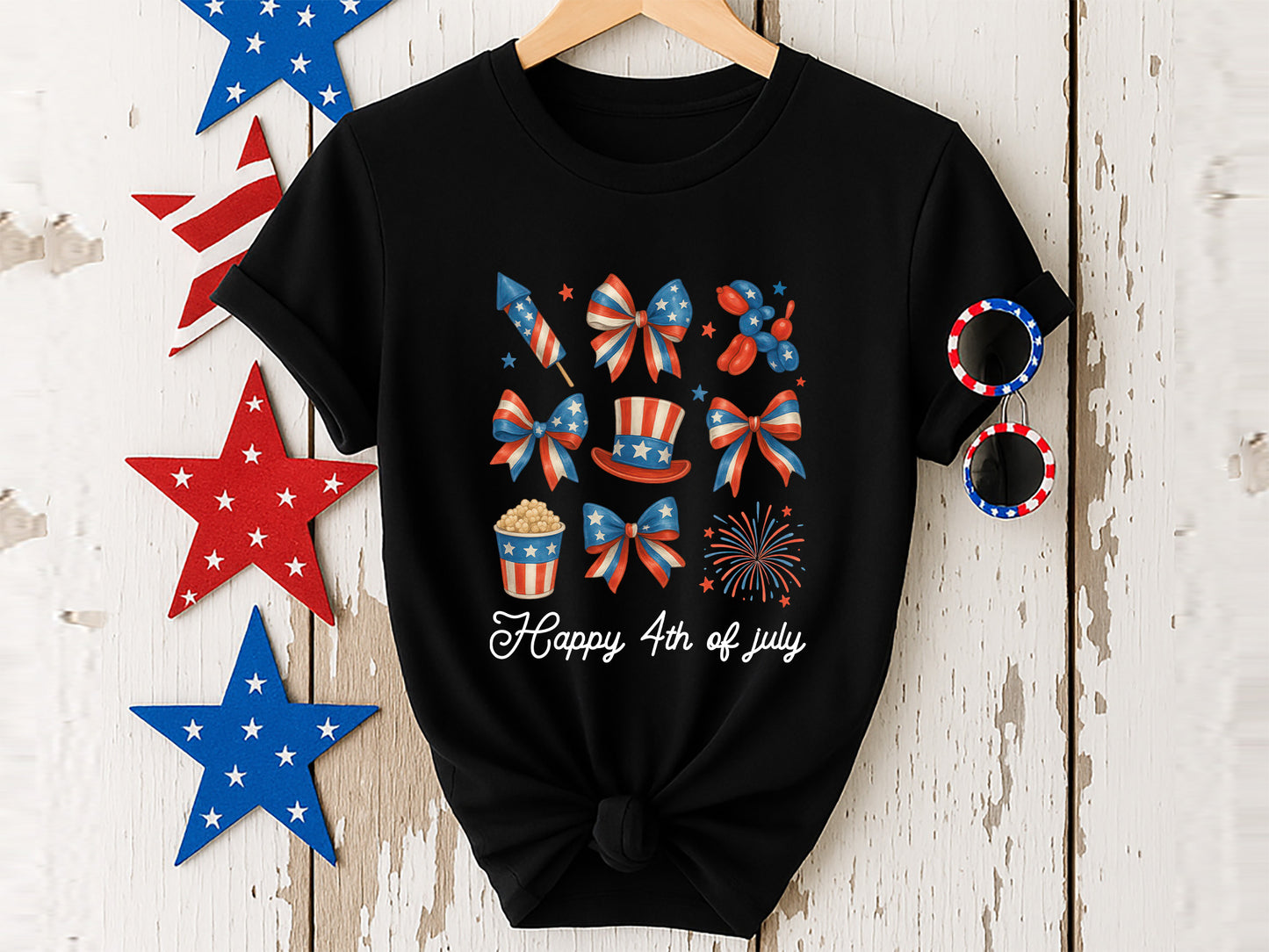 Funny Happy 4th of July Sublimation Design
