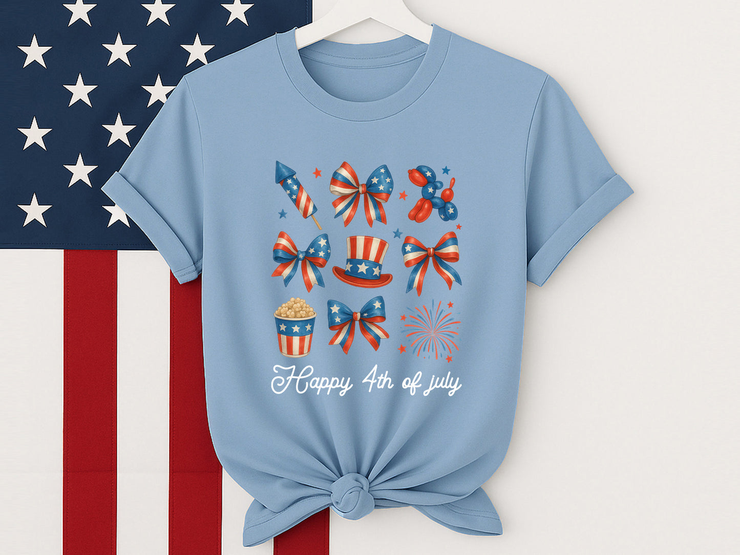 Funny Happy 4th of July Sublimation Design