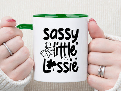 Funny St Patrick's SVG, Sassy Little Lassie