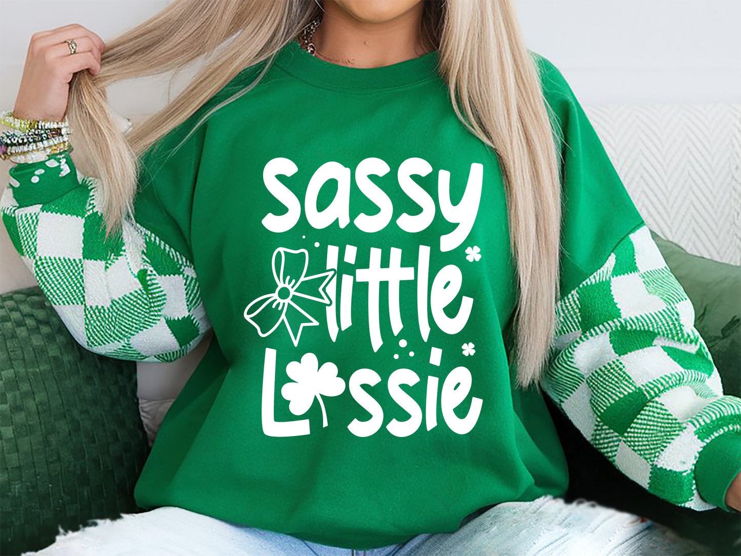 Funny St Patrick's SVG, Sassy Little Lassie