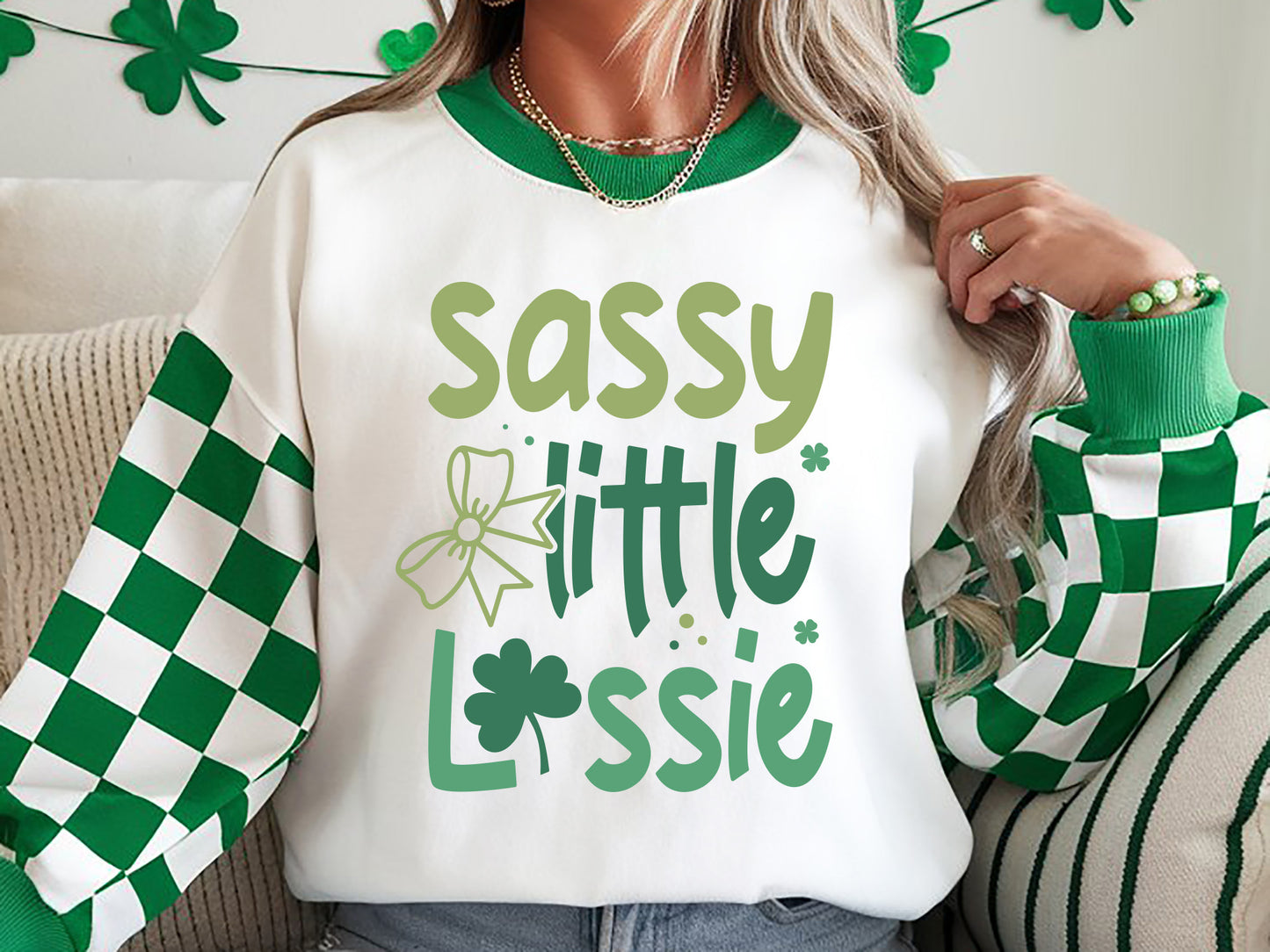 Funny St Patrick's SVG, Sassy Little Lassie