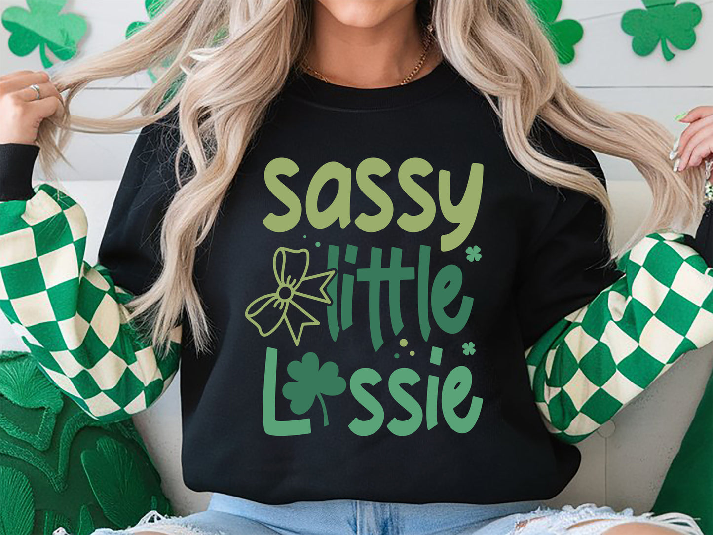 Funny St Patrick's SVG, Sassy Little Lassie