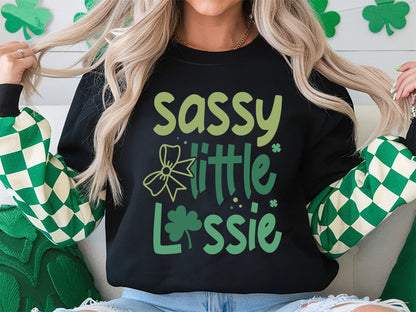 Funny St Patrick's SVG, Sassy Little Lassie