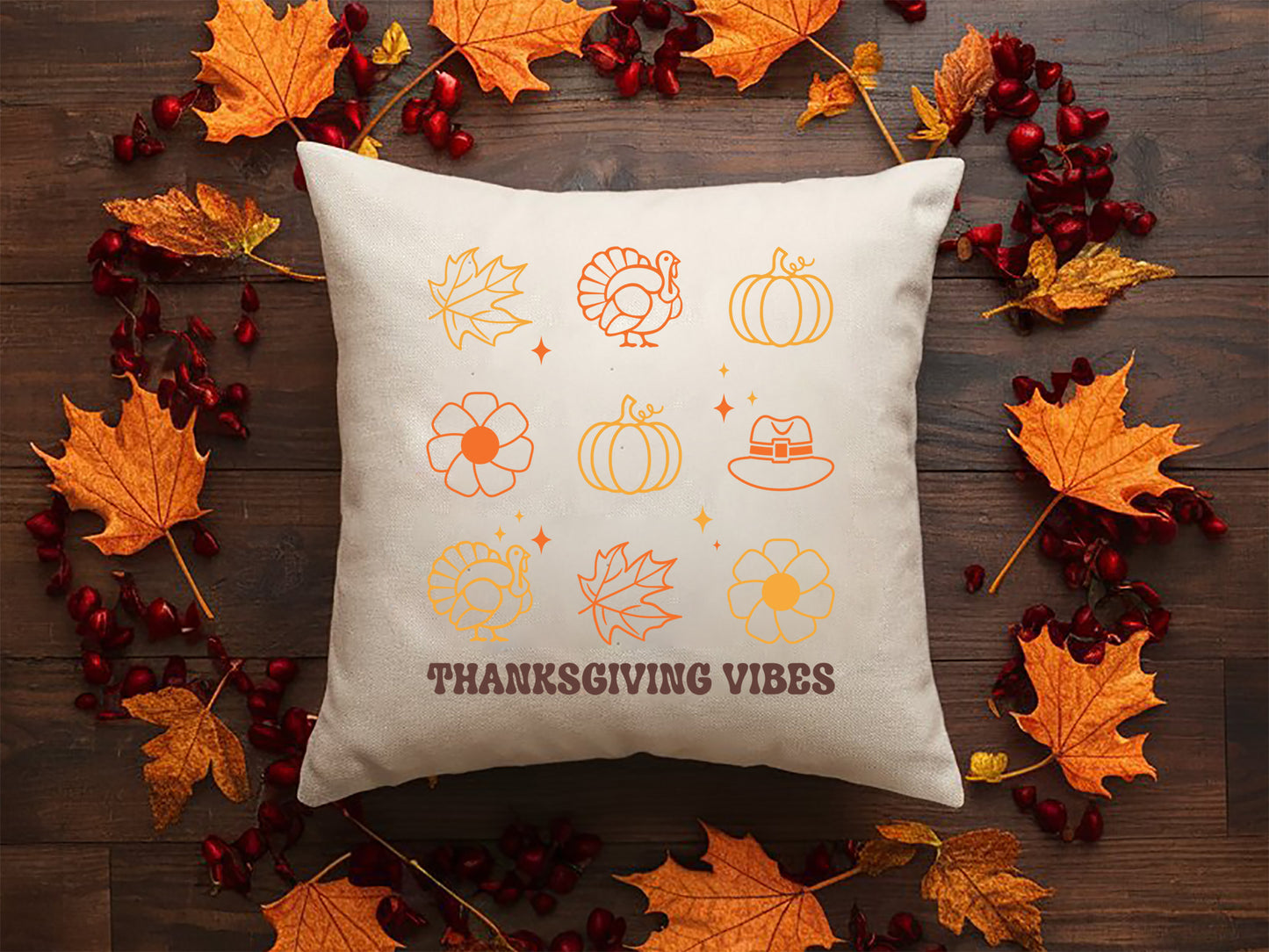 Funny Thanksgiving Vibes SVG File