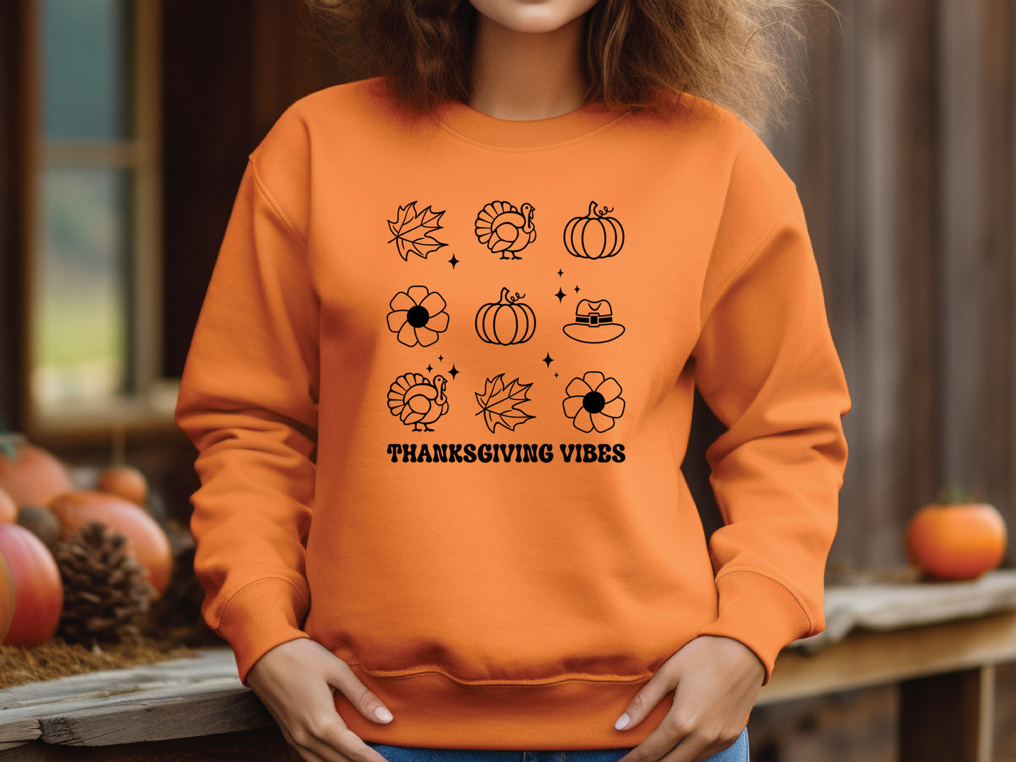 Funny Thanksgiving Vibes SVG File