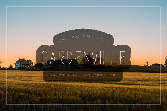 Garden Ville - Handwritten Farmhouse Font