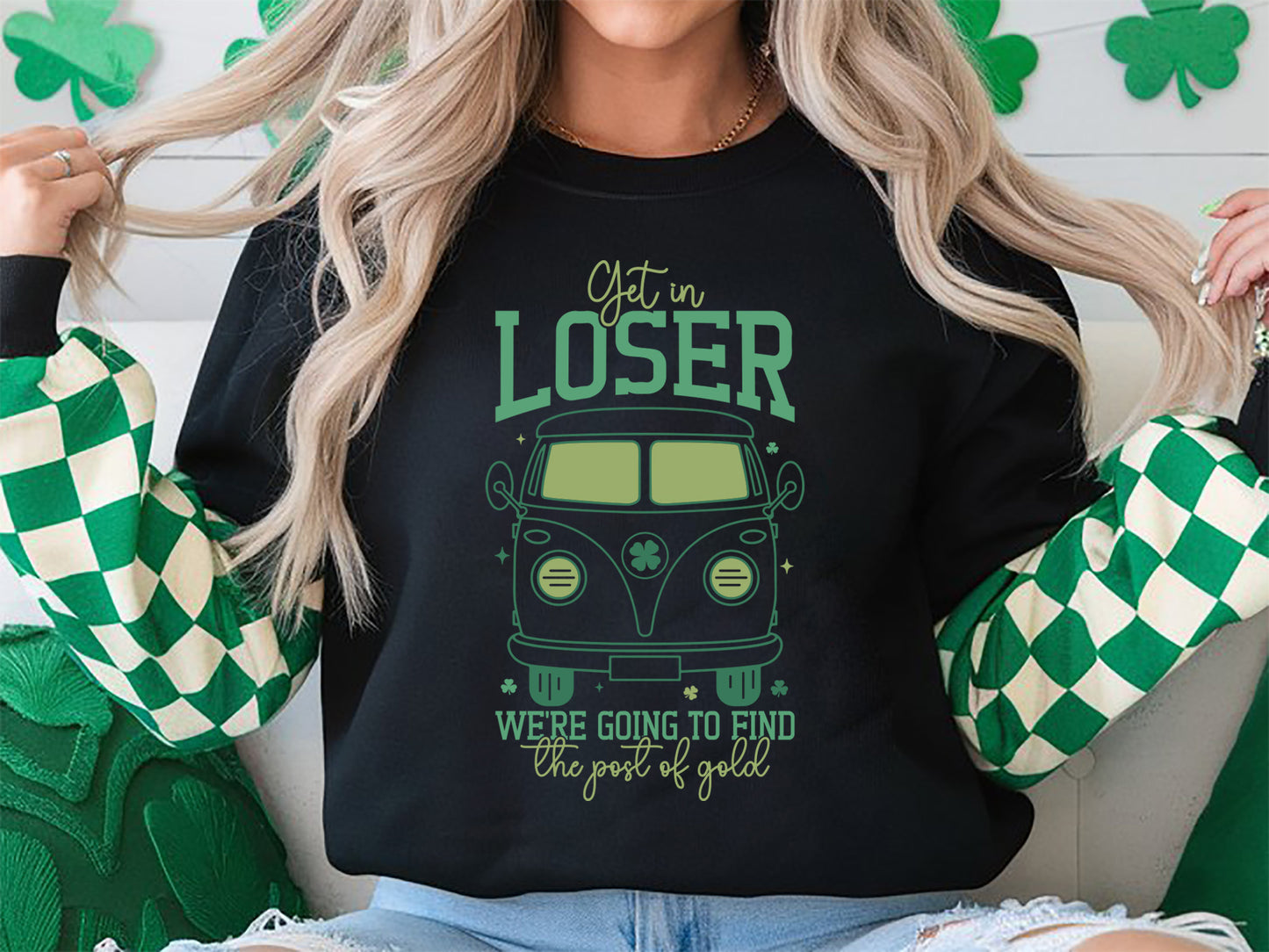 Get in Loser, St Patrick's Day SVG Design