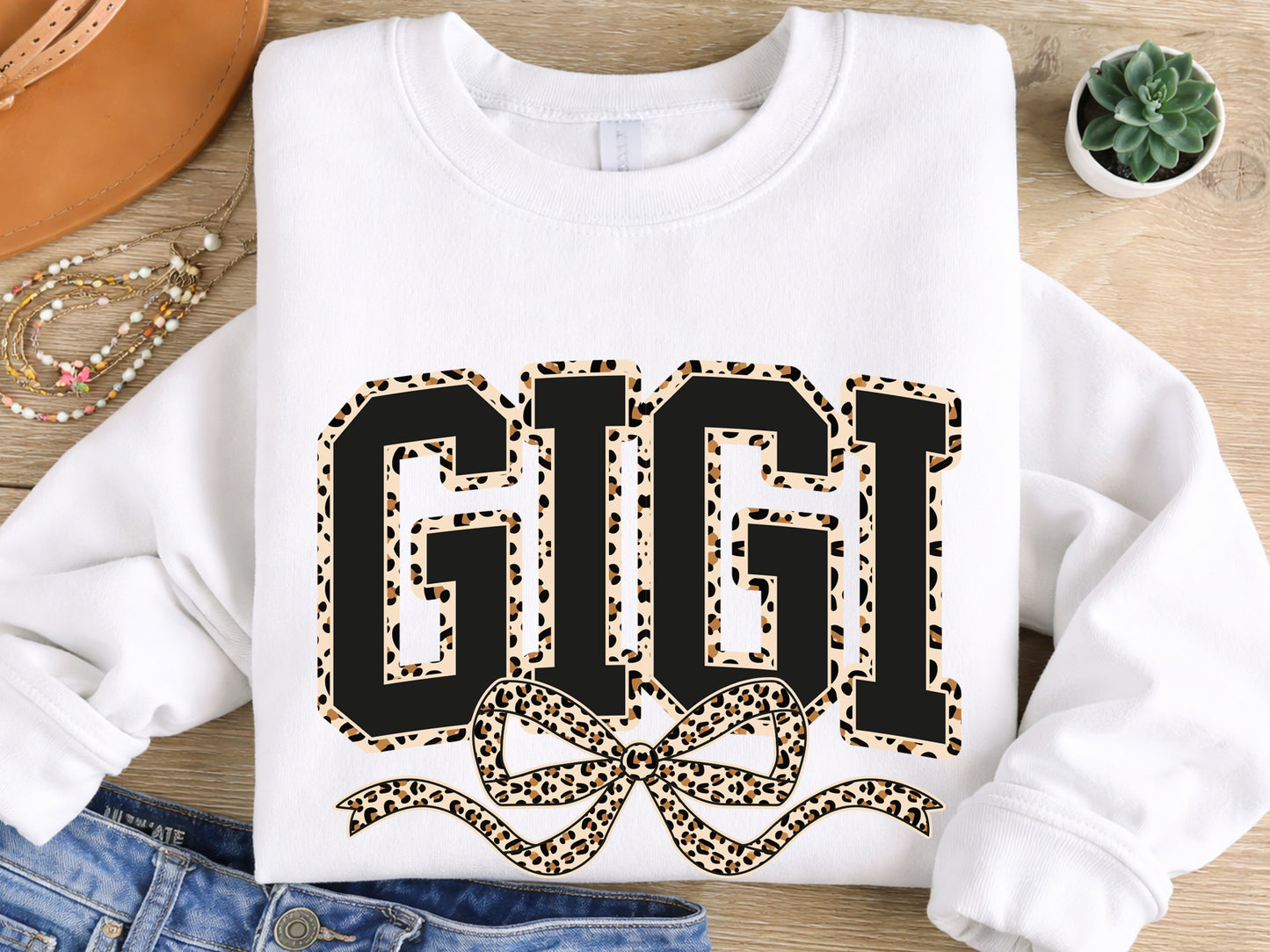 Gigi Leopard Coquette Bow Sublimation Print