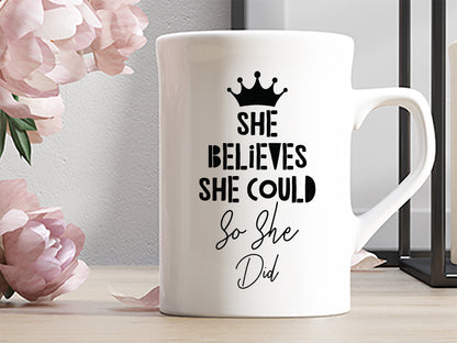 Girl Power SVG Graphic - She Believes She Could So She Did