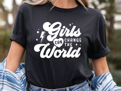 Girls Can Change the World SVG File