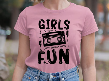 Girls Just Wanna Have Fun SVG Design