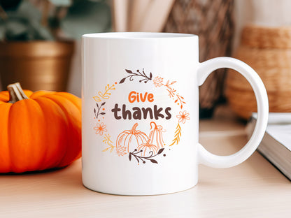 Give Thanks - Thanksgiving SVG Cut File