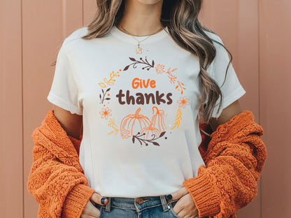 Give Thanks - Thanksgiving SVG Cut File