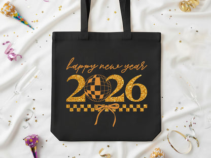 Glitter Coquette Happy New Year 2026 PNG
