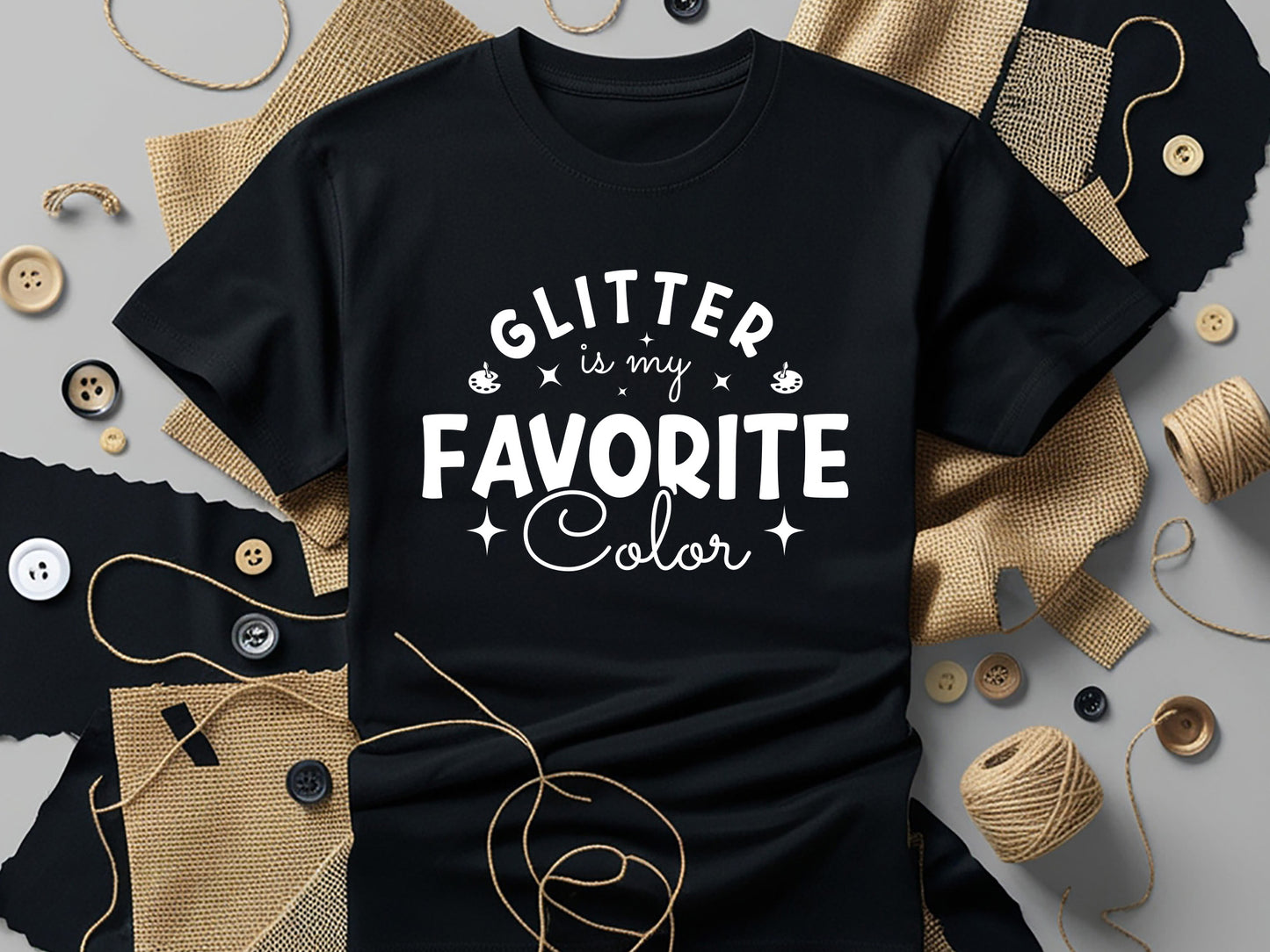 Glitter Is My Favorite Color - Crafting Quote SVG