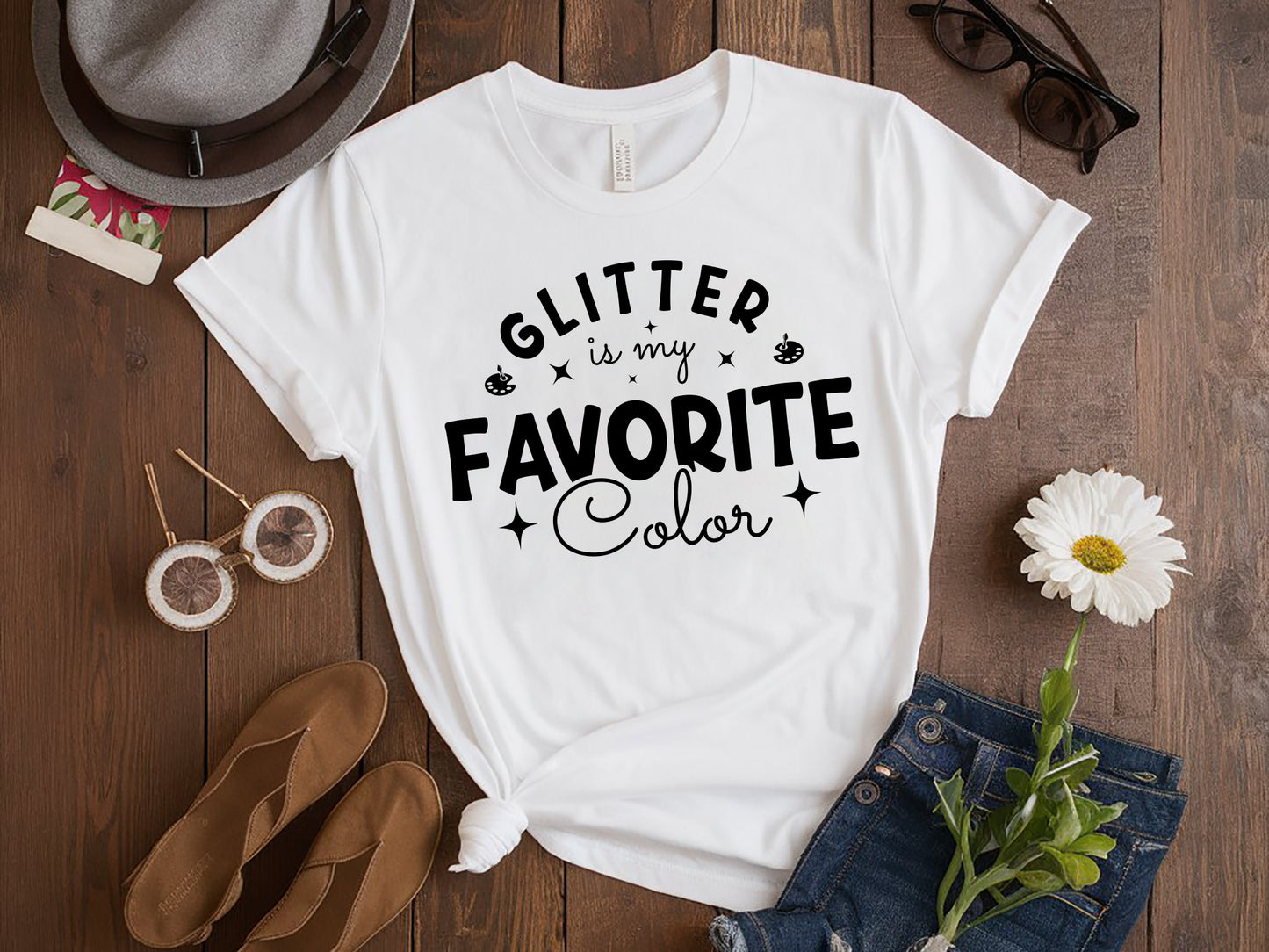 Glitter Is My Favorite Color - Crafting Quote SVG