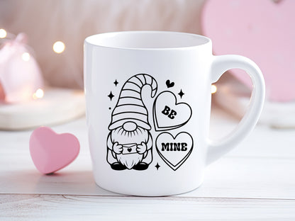 Gnome Valentine SVG Cut File - Be Mine