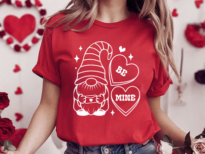 Gnome Valentine SVG Cut File - Be Mine