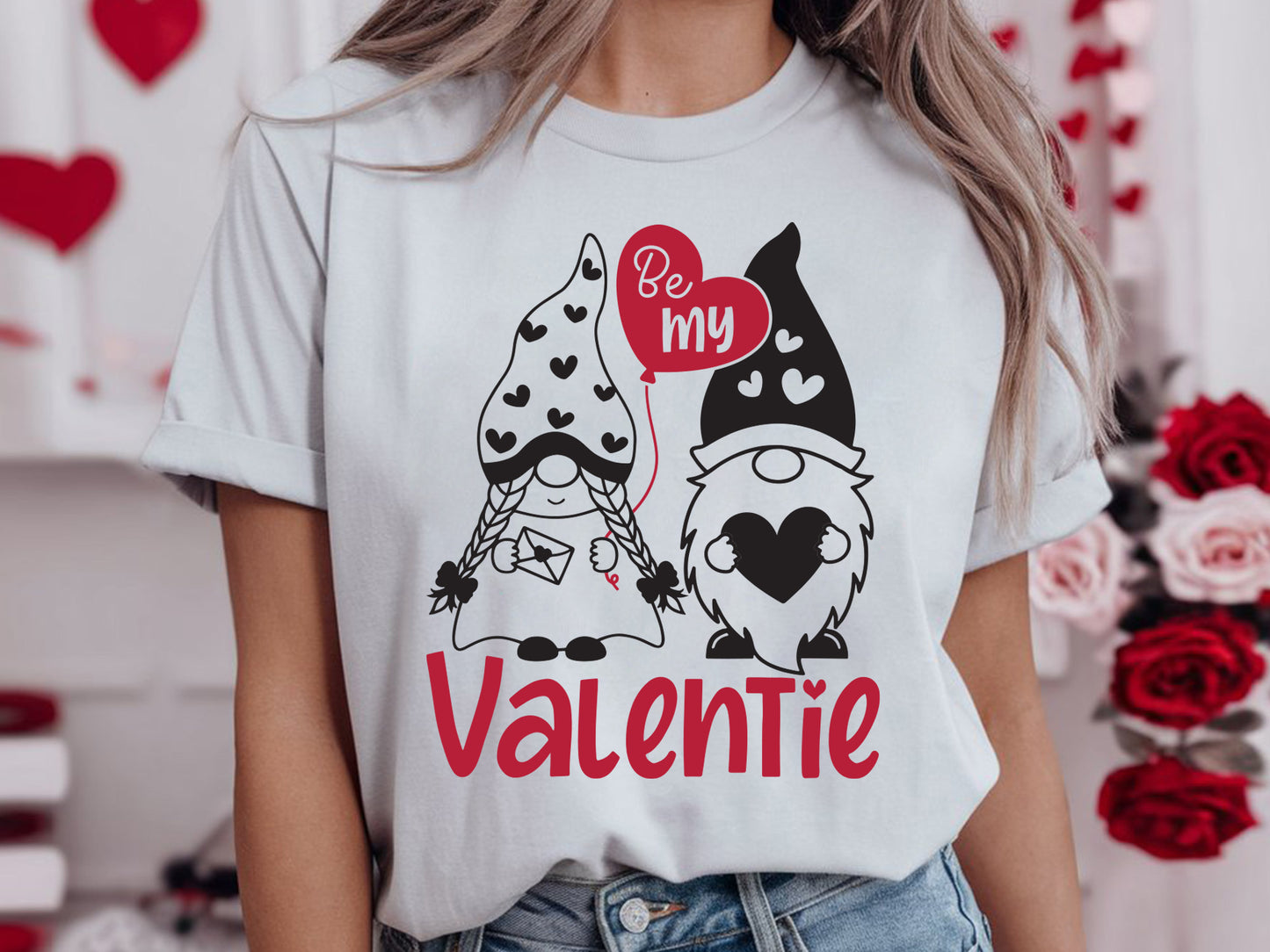 Gnomes Be My Valentine SVG Design