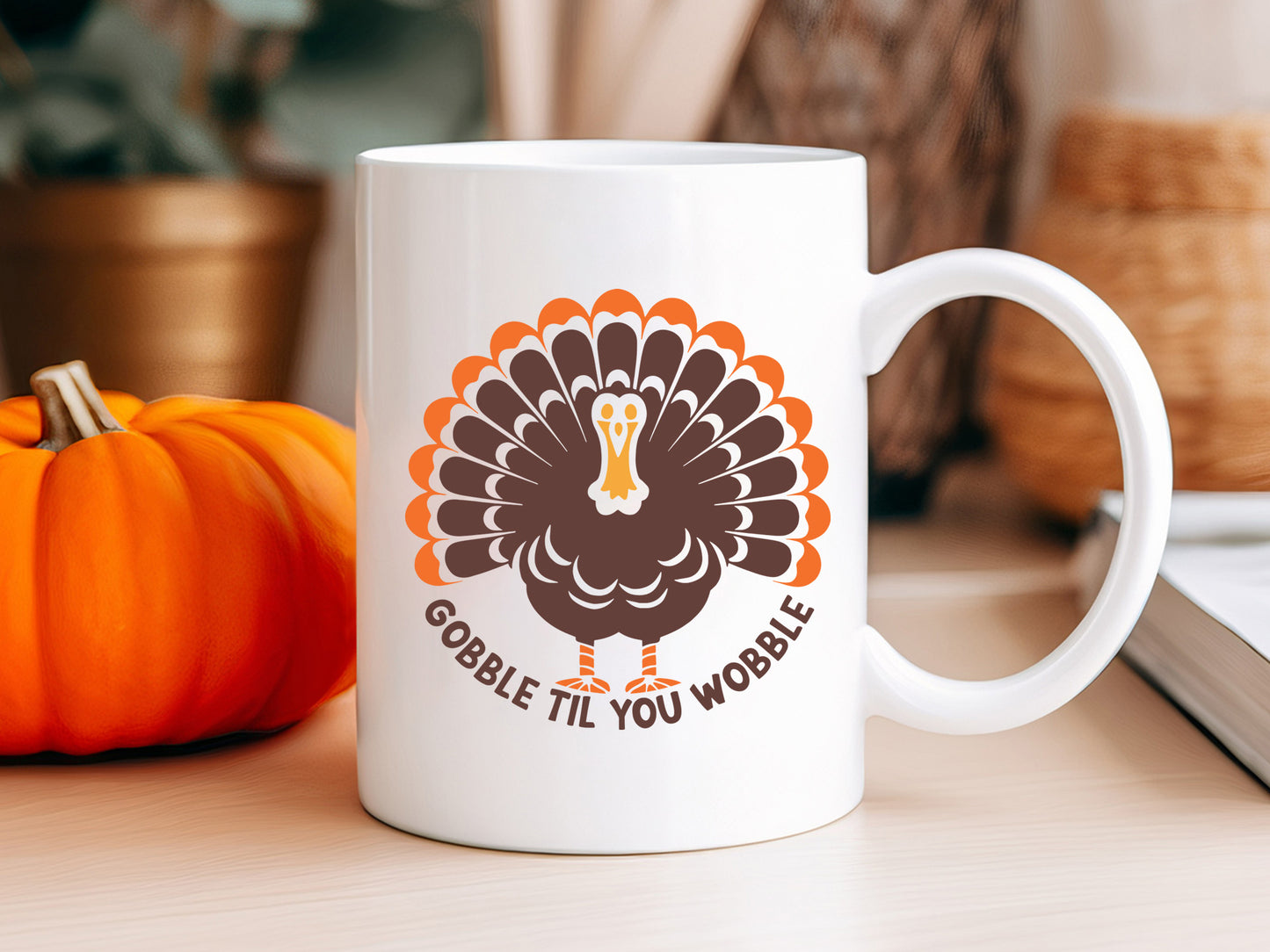 Gobble Til You Wobble - Turkey Thanksgiving SVG