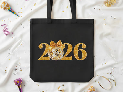 Gold Glitter Coquette 2026 New Year Sublimation
