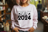 Goodbye 2023 Hello 2024 SVG - New Years Shirt