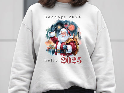 Goodbye 2024 Hello 2025 - New Year PNG Sublimation