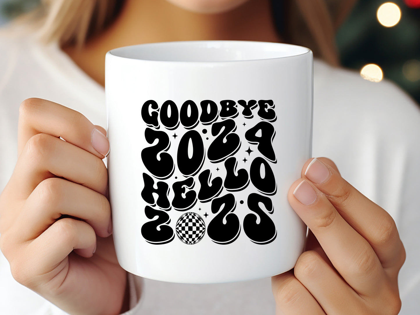 Goodbye 2024 Hello 2025 - Retro New Year SVG