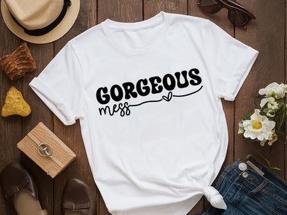 Gorgeous Mess - Motivational Quote SVG Design